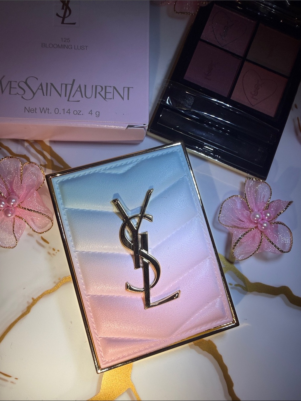 YSL Clutch Collector Eyeshadow 125 Blooming Lust New in Box Amazing🌸